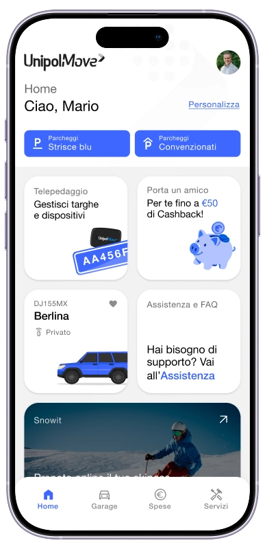 Accedi all’App UnipolMove